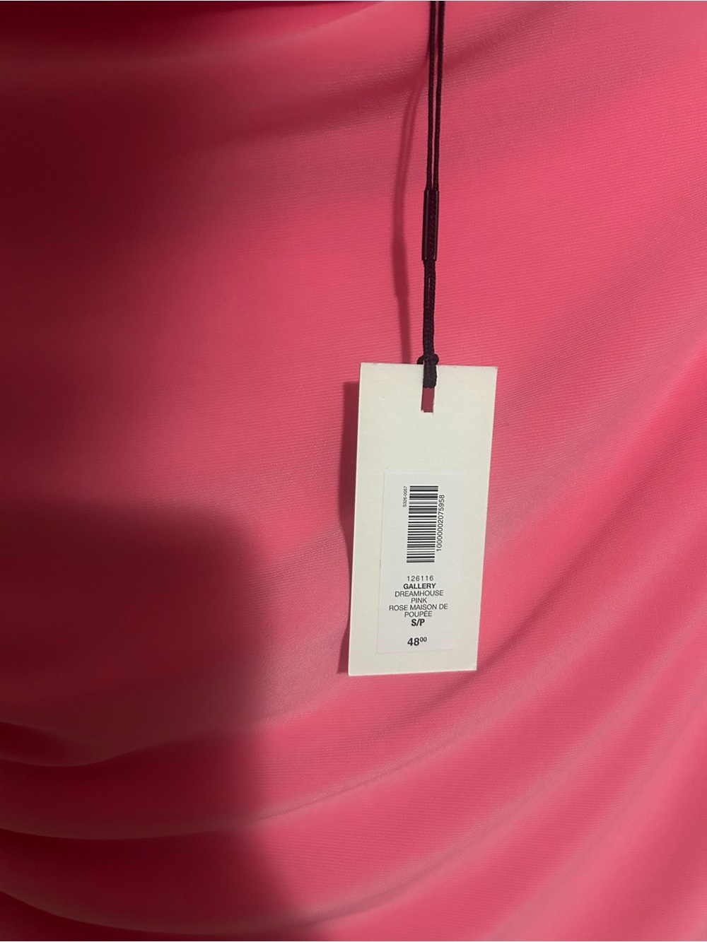 Aritzia One-Shoulder Ruched Tank in Coral Pink - Picture 7 of 7